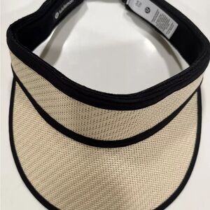 Lululemon Visor Woven Black Piping